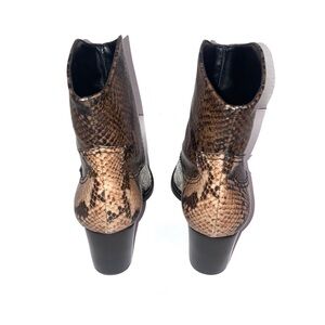SCHUTZ | Shoes | Schutz Snake Skin Pattern Boots | Poshmark